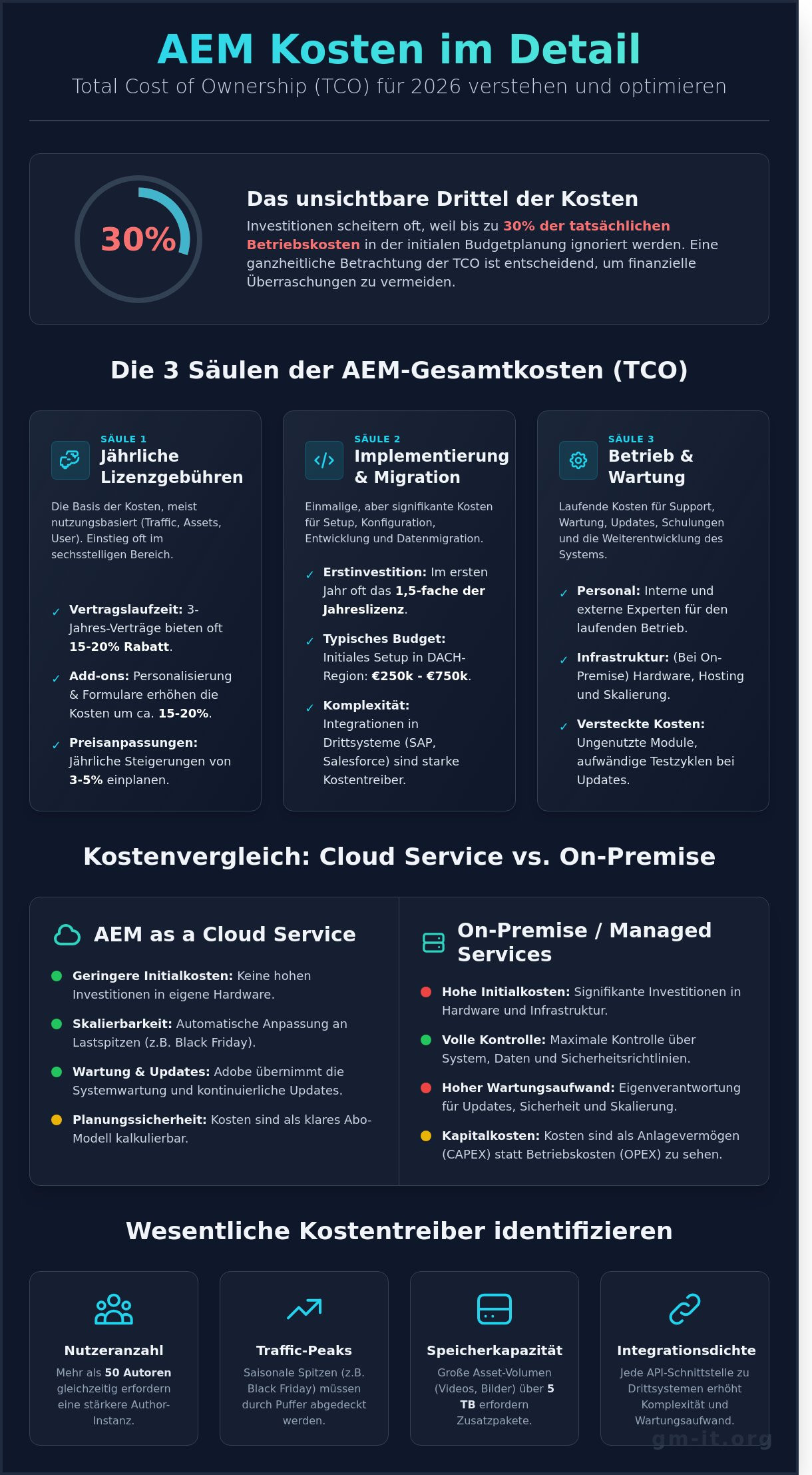 AEM Kosten 2026: Der umfassende Leitfaden zur Budgetierung und Lizenzoptimierung